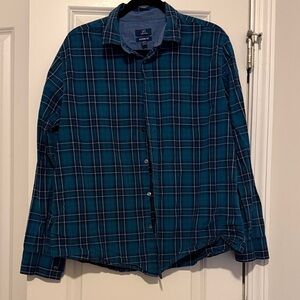George Classic Fit Blue Plaid Shirt